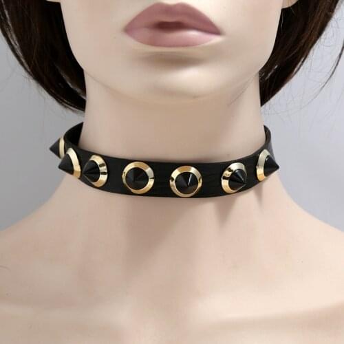Couldxin Women's Leather Chokers