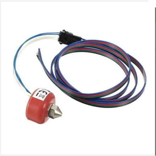DuoWeiSi 3D Printer Parts 3D Printer Accessories Extruder Heating Head With Wire ,wholesale ! 12V/24V