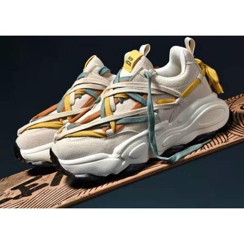 Designer Shoes Womens Sneakers 2021 Genuine Leather Womens Sports Shoes Woman Fashion Tennis Platform Sneakers Femme Spring