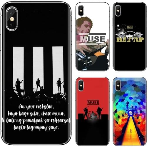 For Xiaomi Redmi 2 S2 3 3S 4 4A 5 5A 5 6 6A 7A 9 9T 9C 9A Pro Pocophone F1 Soft TPU Phone Cover band-Hot-C-Music-muse