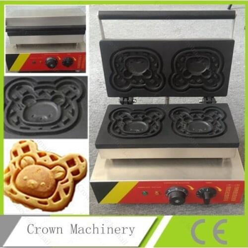 Electric Bear waffle maker machine; Waffle maker shapes bear