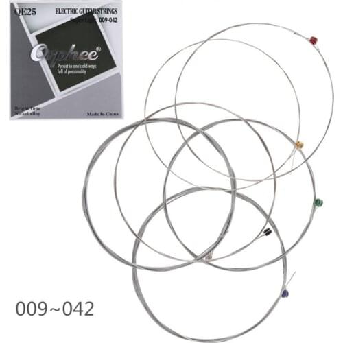Guitar string 6pcs/set Electric Guitar String Super Light 009-042 Bright Tone Nickel Alloy String