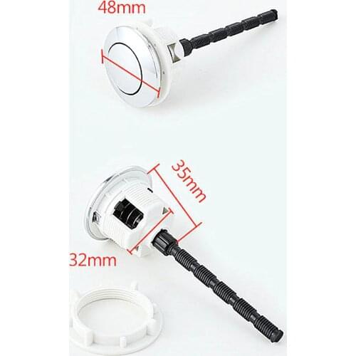 Toilet water tank Round single Push button,Suitable for toilet water tank ceramic cover hole diameter 32-40mm,J18253