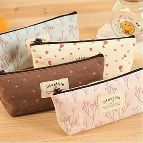 Cartoon Pencil Case School Supplies Pencil Bag Brush Wrap Holder Pencil Case Cosmetic Makeup Coin Pouch Astuccio Scuola