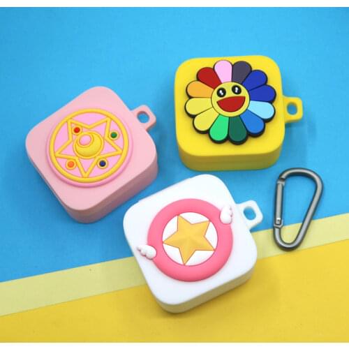Cartoon Silicone Case for Xiaomi Air2 SE Earphone Accessories Portable Storage Case Protective Headphone Cover Shockproof Box
