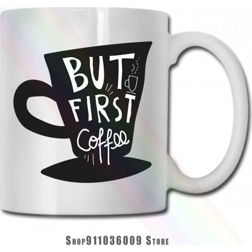 But First Coffee mug cup tazas