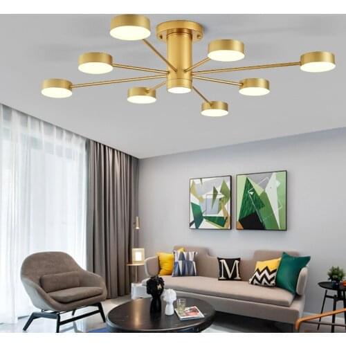 Modern led ceiling lights rgb dimmable ceiling lamp creative personality living room ceiling light simple modern restaurant lamp