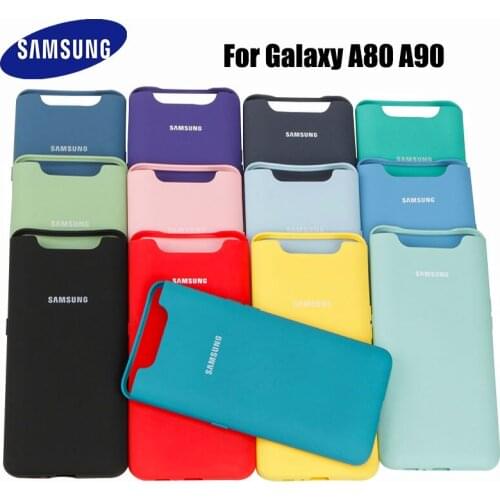 Samsung galaxy A80 A90 Silicone Cover, Silky Soft-touch Finish Liquid Silicone Shell Case for Galaxy A80 A90