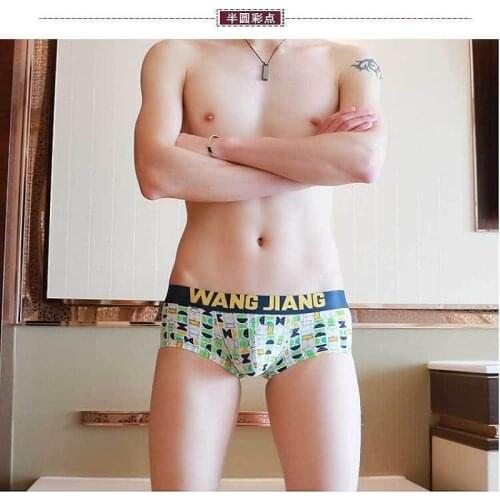 Thin ice Silk Small Angle Va Va Voom Breathable Mens Pants Low Waist U Convex Bag Mens Boxer Pants