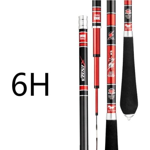 4H 5H 6H Ultra-hard Taiwan Fishing Rod Black Pit Carp Fishing Poles Hand Olta Carbon Fiber Fishing Canne De Pesca Fishing Tackle