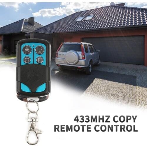 New 433mhz Universal Car Remote Control Key Smart Electric Garage Door Replacement Cloning Cloner Copy Remote Not Rolling Code