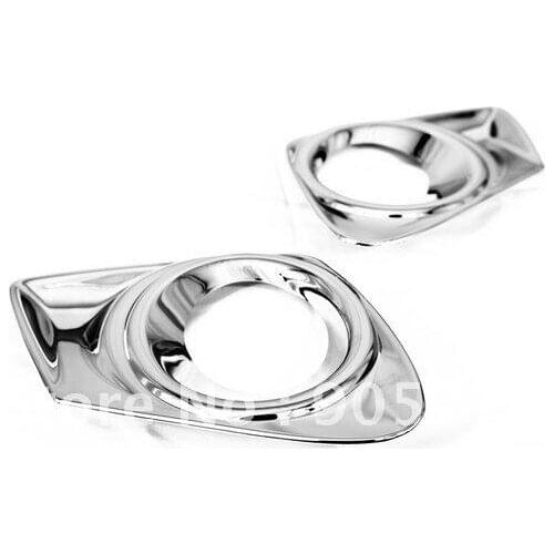 High Quality Chrome Front Fog Light Cover for Toyota Corolla 2011 free shipping