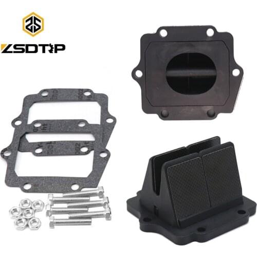 ZSDTRP Intake reed valve carbon fiber for Kawasaki KX125 1982-1992 KMX125 1999 2000 2001 KX500 1983 1984 VForce3 V313A