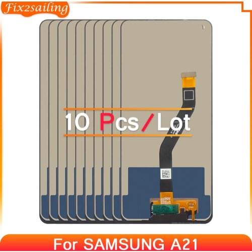 10PCS100%Tested Lcd For Samsung Galaxy A21 A215 SM-A215U LCD Display Touch Screen Digitizer Glass Assembly For samsung A21 lcd