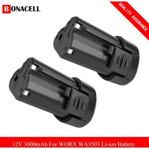 12V 3.0Ah RW9300 WA3503 Replacement Li-ion Battery For Worx WA3504 WA3505 WA3509 WA3553 RK2515K2 RK2514K2 WX125 WX125.3 WX673 Z5