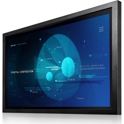 17.3" Widescreen HD 1920x1080 Industrial Advertising Use Computer Monitor With VGA DVI HDMI Multi Interface