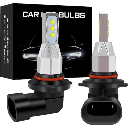 2Pcs H8 H11 Led HB4 9006 HB3 9005 Fog Lights Bulb 2525SMD 2500LM 6000K White Car Driving Running Lamp Auto Leds Light 12V 24V