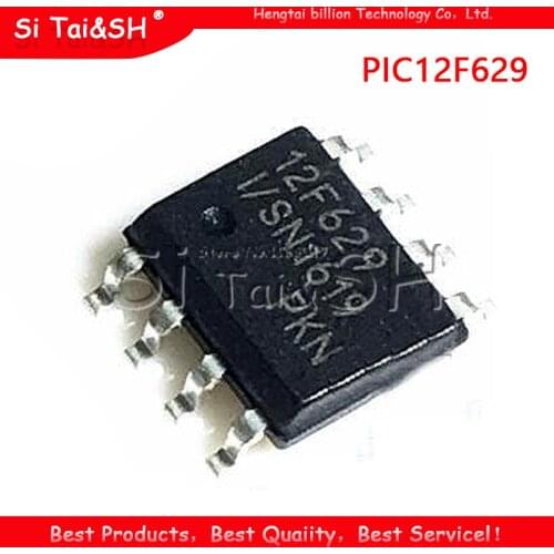 2pcs/lot PIC12F629-I/SN PIC12F629 8-Pin, Flash-Based 8-Bit CMOS Microcontrollers SOP-8