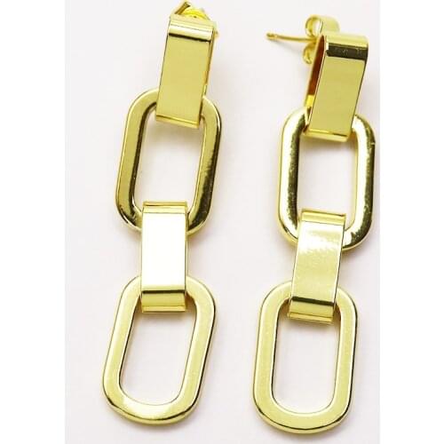 5 Pairs Geometric Dangle earrings Long dangle earrings women jewelry Gold metalDrop earrings Gift for women jewelry Fashion51262