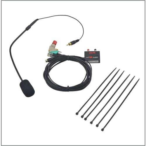 6-PIN Crystal Head Finger PTT MIC Hands-free WTIH BIG PTT for Yaesu Mobile Radio FT-7900R,FT-8900R,FT-1802,FT-1902,FR-1807