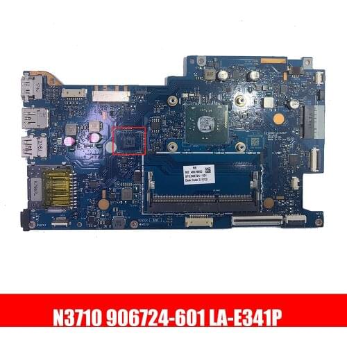 906724-601 System Board for hp x360 11-ab motherboard N3710 CIU10 LA-E341P mainboard working 100