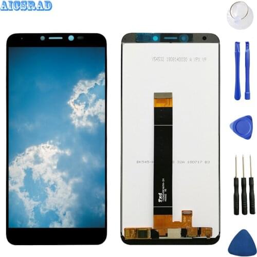 AICSRAD For wiko harry 2 / tommy 3 plus LCD Display and Touch Screen Assembly Repair Parts tommy3 harry2 +tools