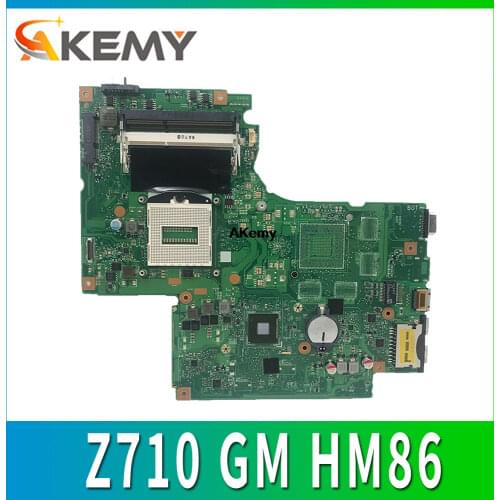 Akemy DUMBO2 MAIN BOARD For Lenovo ideapad Z710 Laptop motherboard 17.3 inch HM86 UMA DDR3L PGA947