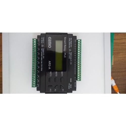 AR2-A-24VDC-14D-TR-RTC Pnp Transistor Output Gemo Rail Mount Smart Relay / PLC, Real Time Clock POWER SUPPLY: 18-32V DC