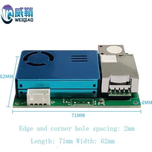 PM2.5 formaldehyde air quality detection sensor temperature and humidity CO2/TVOC detection module seven in one module