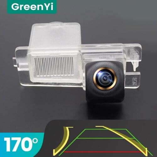 GreenYi Trajectory 170° AHD Car Rear View Camera for Ssangyong Rexton Kyron Korando Actyon Night Vision Reverse 4 Pin