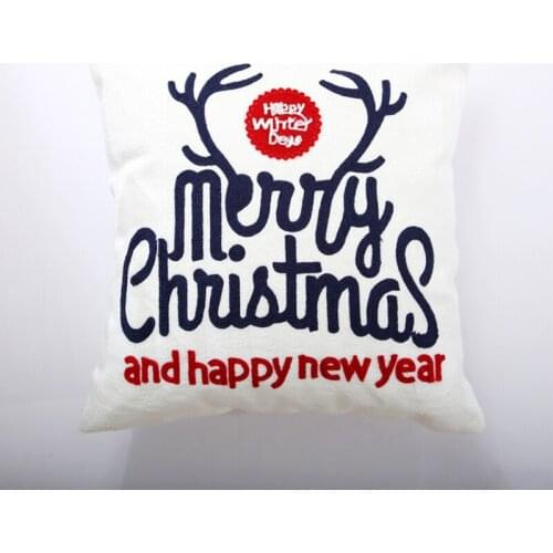 GYK115-HappyNew Year Cushion Case (No Filling) 1PC Polyester Home Decor Bedroom Decorative Sofa Car Throw Pillows