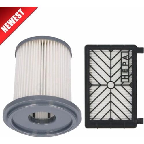 2pcs Vacuum Cleaner Accessories HEPA Filters+12cm Filter Element For Philips FC8712 FC8714 FC8716 FC8720 FC8722 HEPA Filter