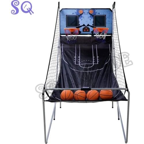 Basketball Game Arcade Machine outdoor 2 players Foldable basket Shooting ball game machine