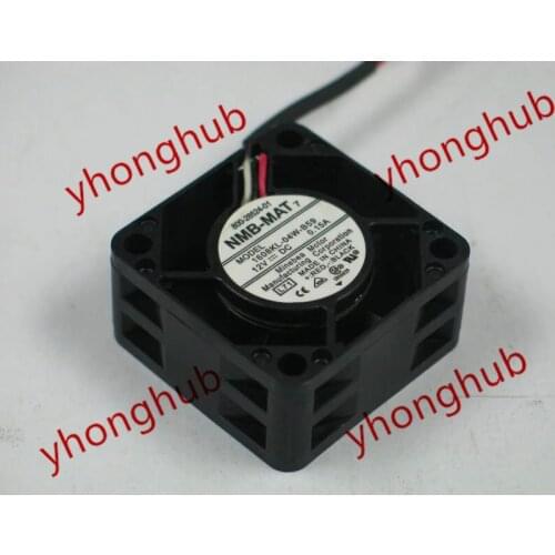 NMB-MAT 1608KL-04W-B59 L71 DC 12V 0.15A 3-wire 40x40x28mm Server Cooling Fan