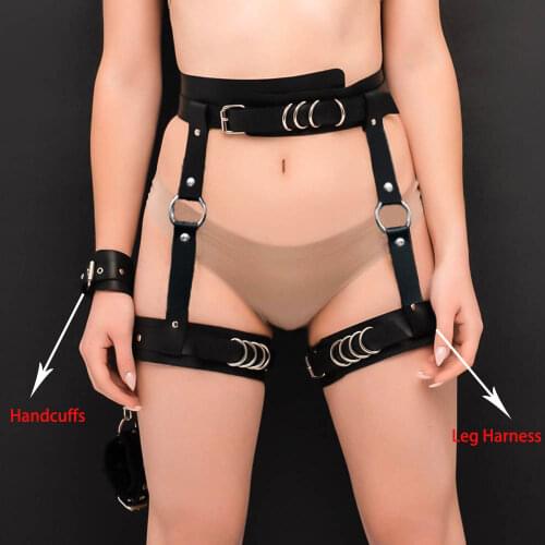 Sexy Bondage Garter Harness Women Set Sword Belt Seks Bdsm Erotic Lingerie Gothic Lingerie Stocking Suspenders Garters Belts