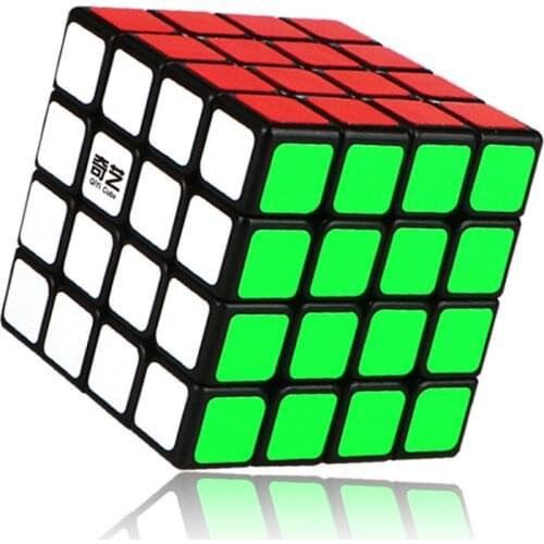 Qiyi Mofangge 4x4x4 qiyuan 4S Stickerless and Black Magic Cube Profissional Puzzle Toys Stress Reliever Game Cubes Toy for Adult
