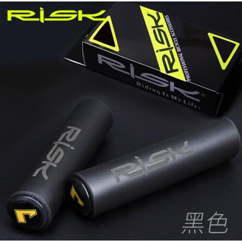 RISK Brand MTB Bike Bicycle Grips Cycling Handlebar Grips Ultra-light Antiskid Soft Silicone Bike Handle Grips Cover