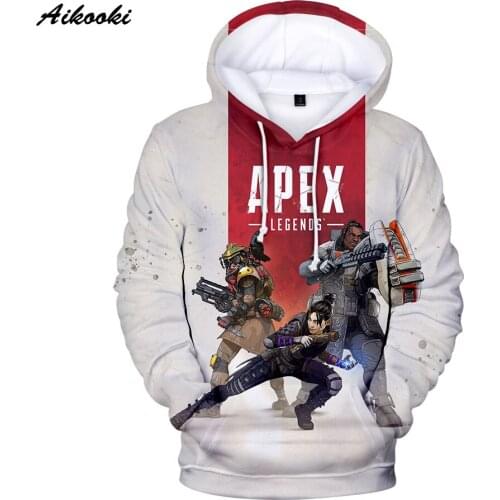 Anime Cartoon Apex Legends Hoodies Men/Women Hooded Sweatshirts Boy/Girl spring fall Pullovers Game Apex Legends Hoody clothes