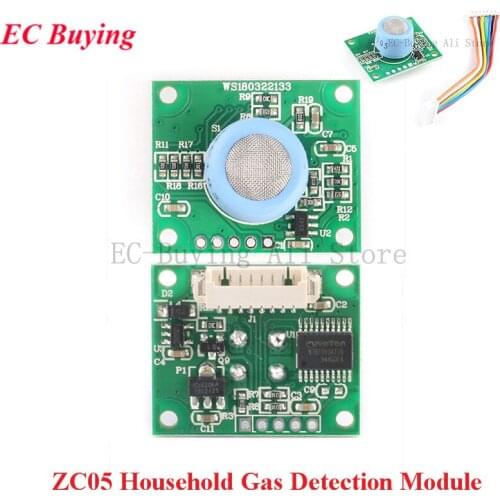 ZC05 Household Gas Sensor Module 100ppm UART Digital Output Methane Household Combustible Natural Gas Detection with Cable
