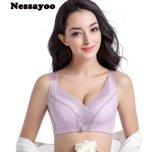 Women Bras Femme Brassiere Brasier Mujer Push Up Bra Wire Free Adjusted-straps Seamless Thin Summer Lingerie Cotton Sleeping Bra