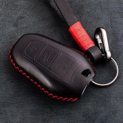 1 Pcs Genuine Leather Car Key Case Key Cover For Citroen DS6 DS5 DS3 DS4 DS7 5LS/DS 4S Car Accessories
