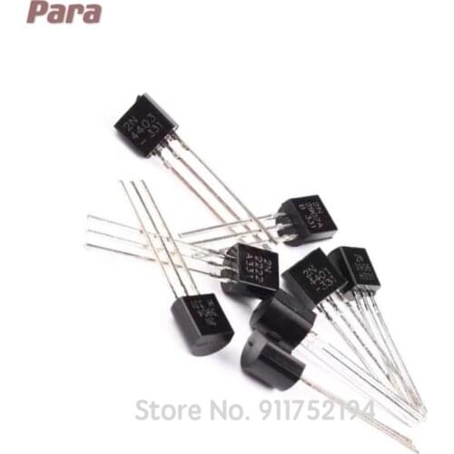 180PCS/LOT S9013 S9014 S9015 S9018 S8050 S8550 2N2222 2N3904 2N3906 5551 5401 C1815 Transistor Assorted Kit (TO-92)18kinds*10pcs