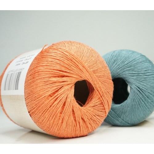 Free Shipping 40g/ball 100% Linen Handmade Hook Needle Line Cape Cardigan Yarn