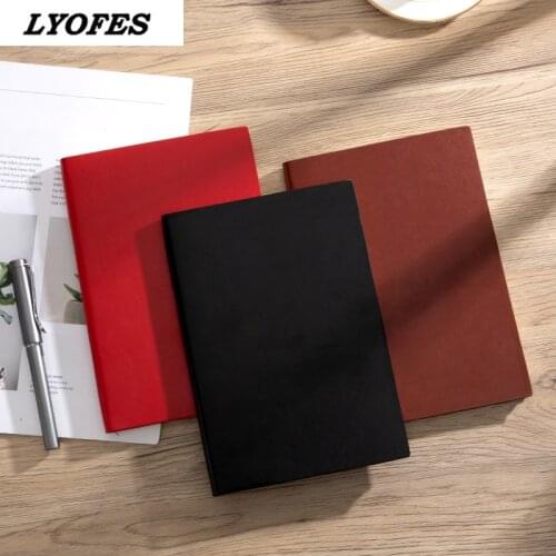A5 PU Imitation Leather Notepad Simple Business Office Notebook Student Custom Notebooks Office Accessories Journal Notebook