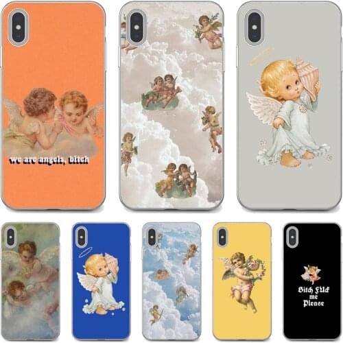 Renaissance-angels For Huawei P30 P40 P20 P7 P8 P9 P10 Lite Plus Pro 2015 2016 2017 Mini Soft Cases Covers