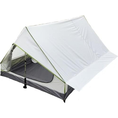 2 Person A-frame Shaped Tent Bushcraft Carpas Camping Tent No Need for Poles