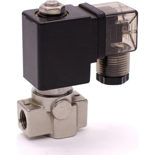Valve solenoid valve,normally close, G1/4" stainless steel water valve, 0-16bar/10bar/5bar/3bar 2 way,direct acting