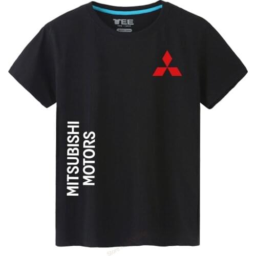 Summer new arrived male Mitsubishi motors T-Shirt Unisxe Short Sleeved Tees Men/women Tops Mens T shirt