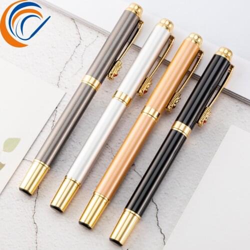 Metal Business Gift Pen 4 Pcs Per Set Wedding Gift Pen School Supplies Stationery