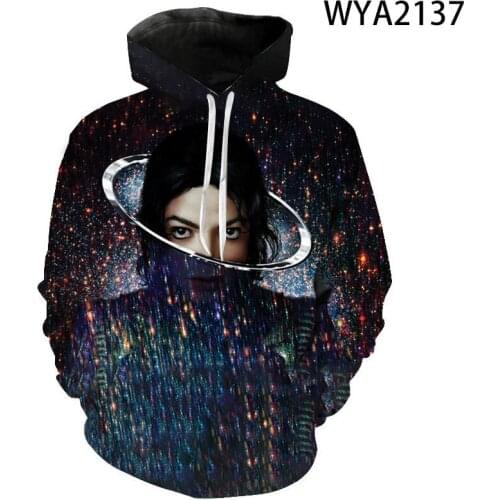 New Hoodies Men Women Children Michael Jackson Sweatshirts 3D Printed Pullover Streetwear Boy Girl Kids Fashion Casual Jacket